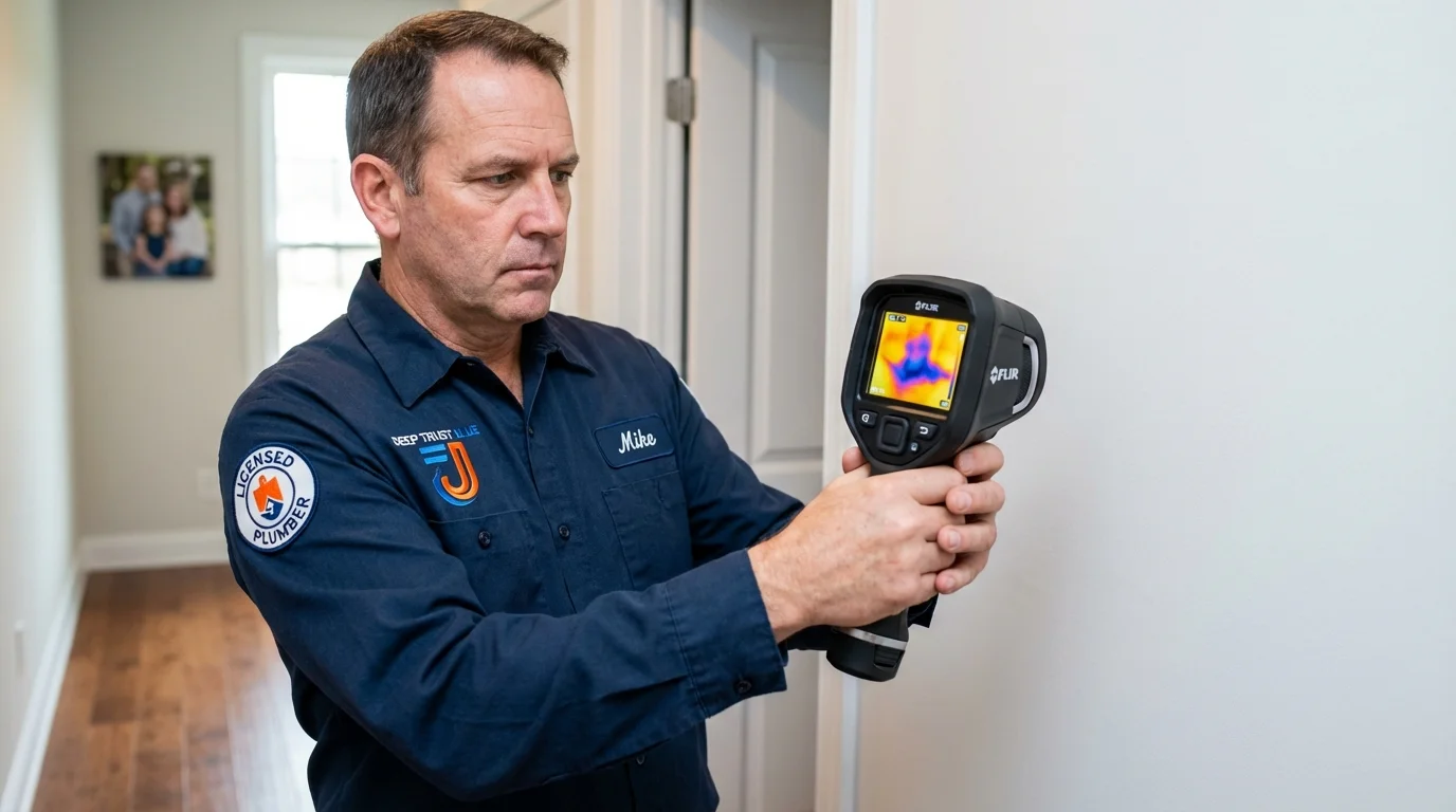 Thermal imaging leak detection by Johns Plumbing LLC in Lavon